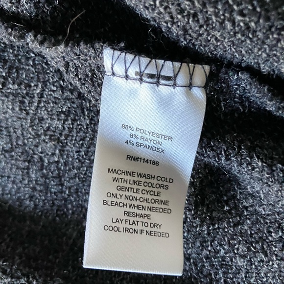 RETROLOGY Grey Cowl Neck Light Weight Sweater Size XL - Picture 8 of 8